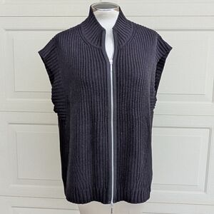 LIV BY HABITAT slouchy shaker sweater vest M L